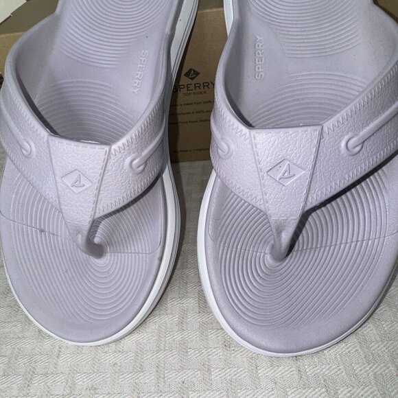 Sperry Float Thong Sandals Windward Lilac Size 8 M - Picture 4 of 8